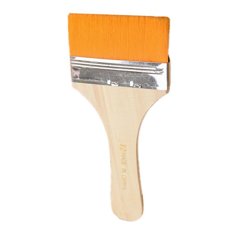 Nylon Oil Painting & Barbecue Brush Set: Pig Bristle Small Brush, Glue Brush, Dusting Brush, Paint Brush.