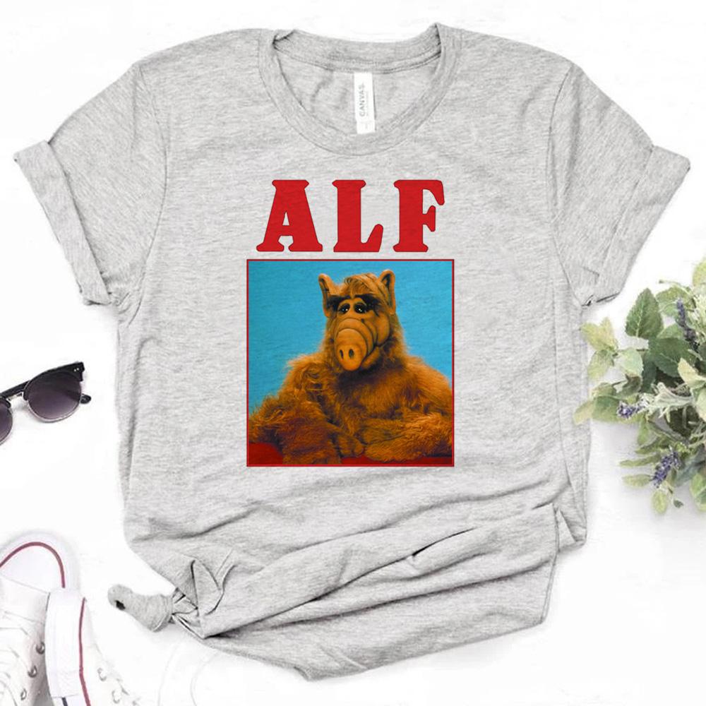 Alf tshirt women designer tshirt girl anime clothing