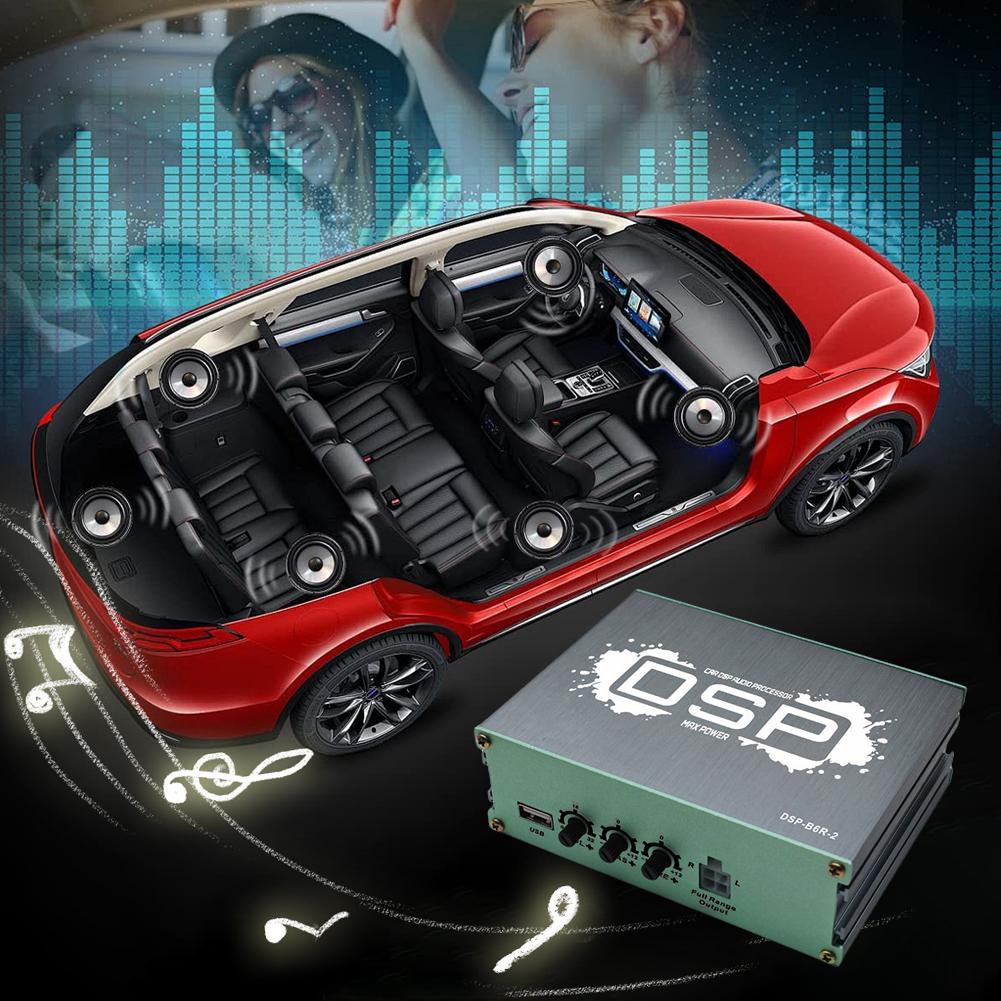 Car DSP Digital Audio Processor 6-Channel Output Audio Digital Sound Processor DSP Car Equalizer for Car Audio Enhancement China Mainland