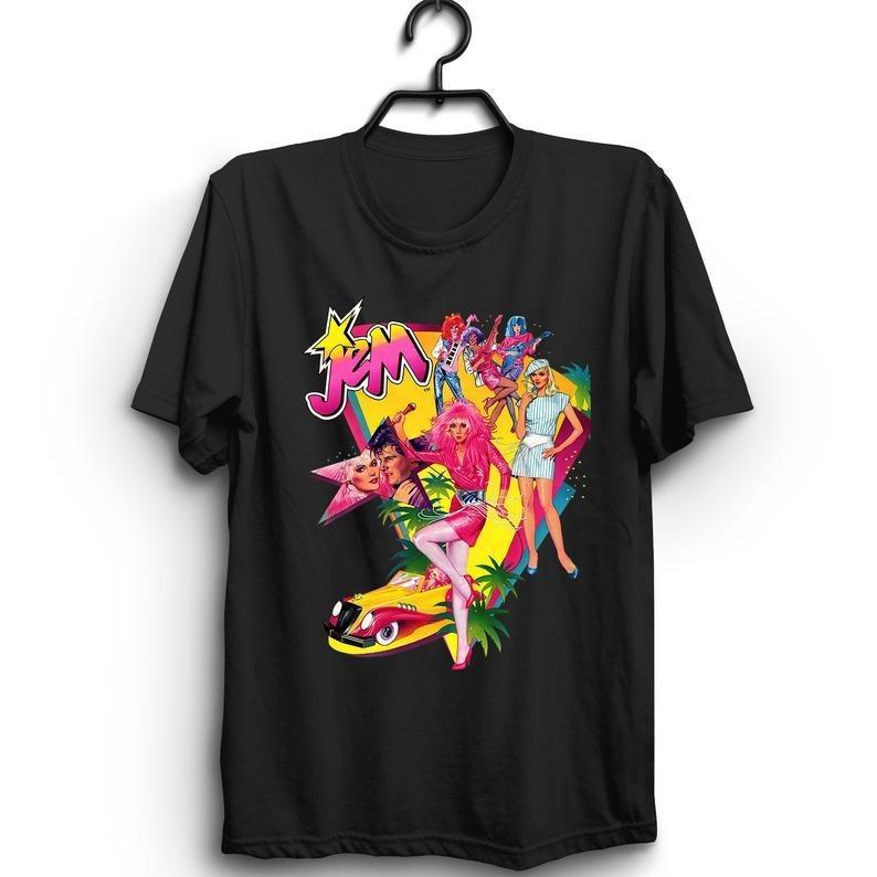 Jem and the Holograms Vintage Retro Unisex Ladies T Shirt US532 Unisex T-Shirt L