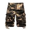 2025 Summer Men's Loose Casual Five-Pocket Work Pants Camouflage Shorts