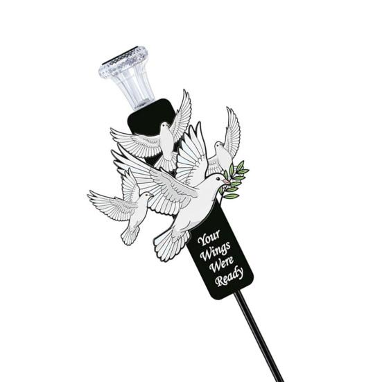 Solar-Gartenleuchten & Kräuter-Pflanzstecker - Wasserdichte schwarze Staket-Etiketten mit LED für die Außendekoration