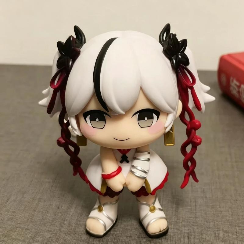 13cm Wuthering Waves Chun Chibi Figure Cute Camellia Q Version Anime Game Model Toy Desktop Ornament Computer Case Decor Gifts