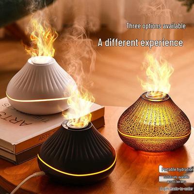 Flame Aroma Humidifier: Automatic Home Diffuser
