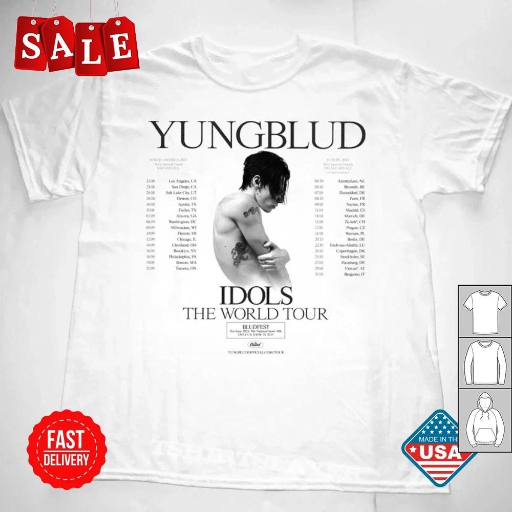 

New Yungblud World 2025 Gift For Fans Unisex S5XL Shirt WE515 Unisex T-Shirt XL