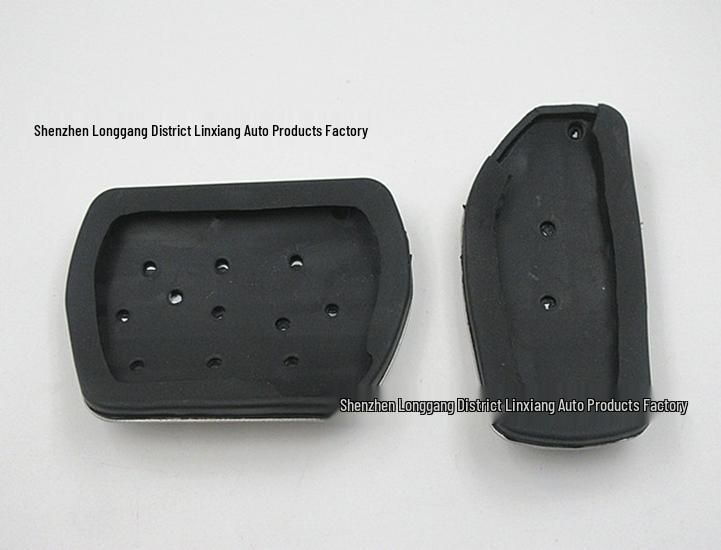 Fits 2014-2017 Qashqai & Kicks: Stainless Steel Anti-Slip Accelerator & Brake Pedals