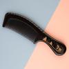 Natural Black Buffalo Horn Wide Tooth Massage Comb for Women