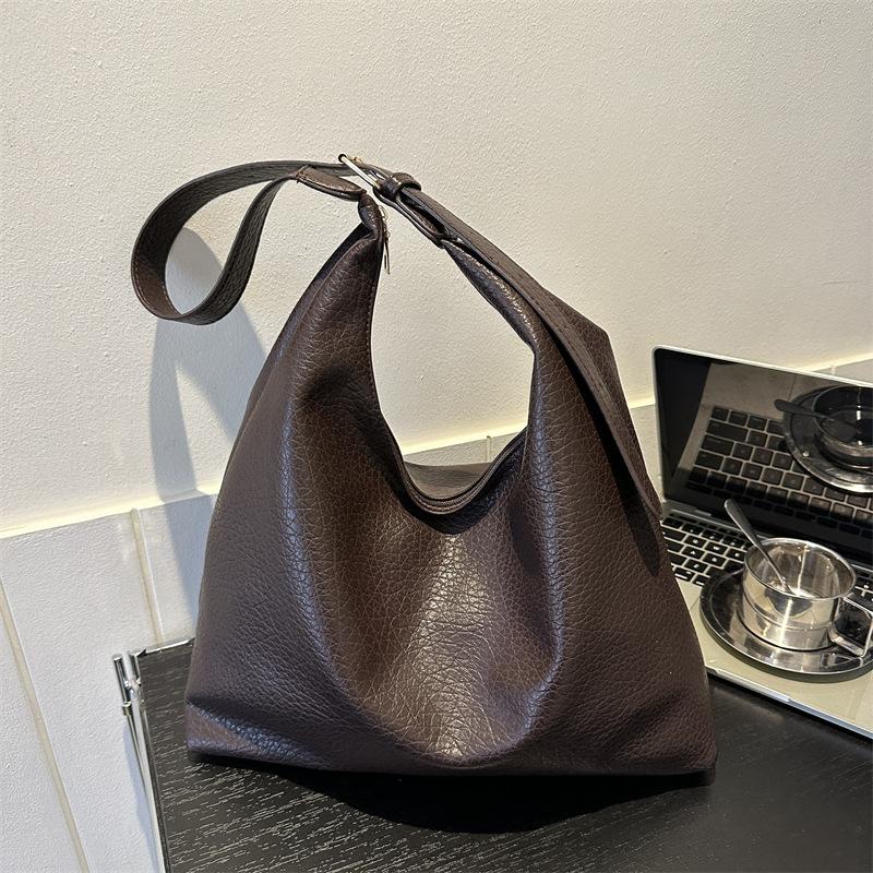 Fashion Soft PU Leather Tote Bags for Women Trend Female Simple Large High Capacity Shoulder Women Handbags Messenger Bags