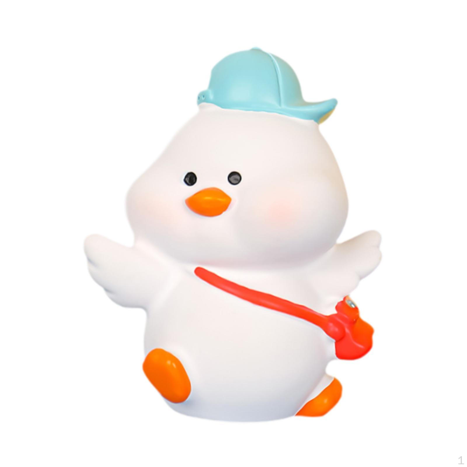 

Очаровательная фигурка утки для домашнего декора или подарка with blue cap