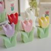 Tulip Scented Candle Gift Figurine - Flower Shaped Wax with Fragrance