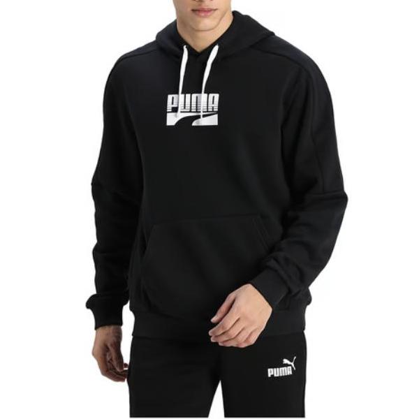 Puma Knit Sport Hoodie Men Hoodies Black 581664-01