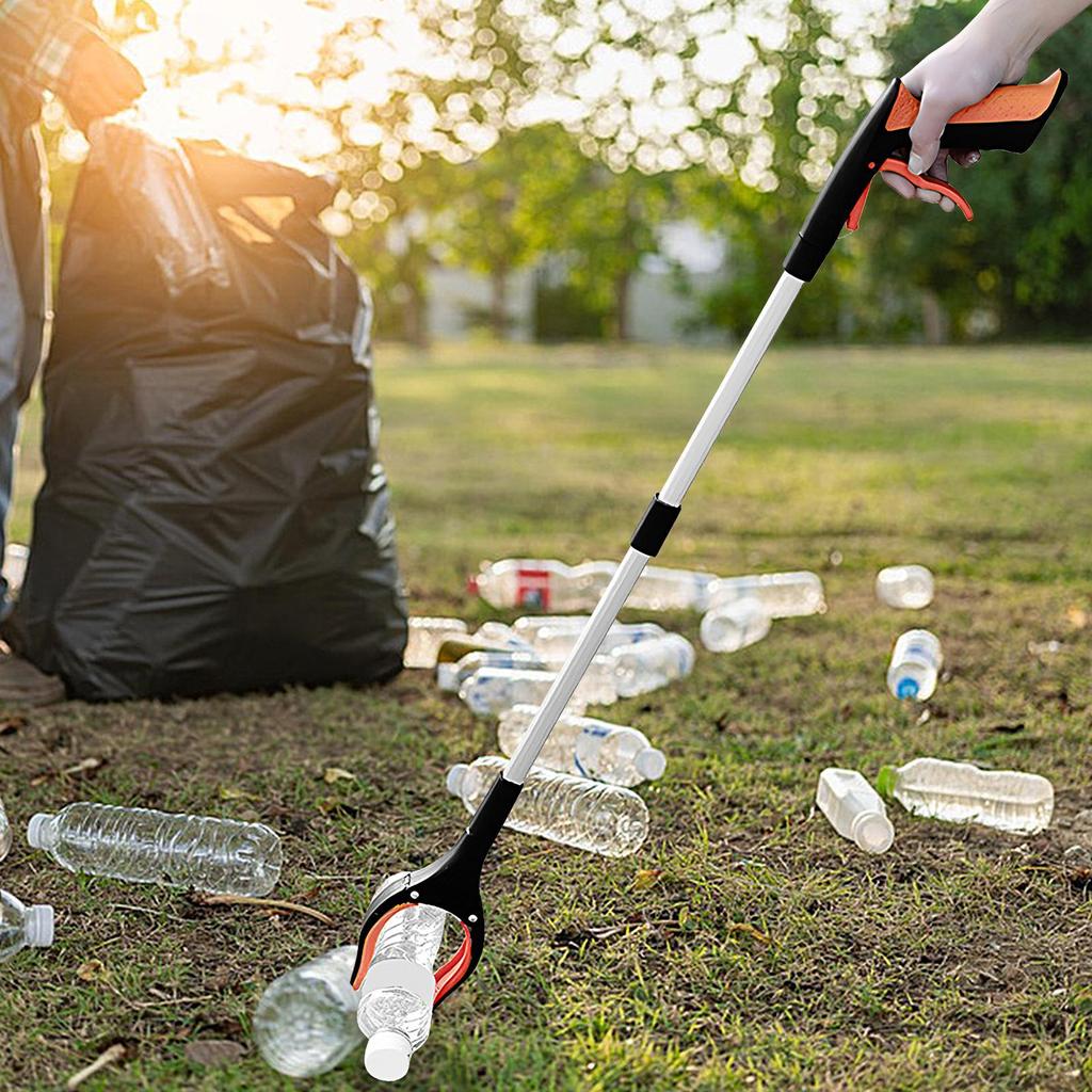 Grabber Reacher Tool For Seniors Foldable Pick Up Stick 33 Inch Gripper And Reaching Tool Heavy Duty Pick Up Stick For Seniors