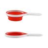 Silicone Measuring Cup Set 4 Pieces Collapsible Measurement Spoon Great for Liquid Dry Food Space Saving Easy to Clean