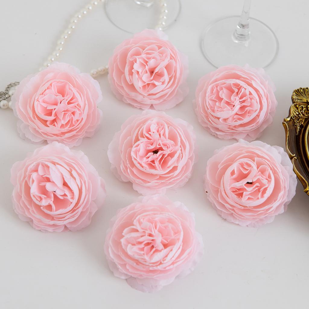 Artificial Flower Silk Peony Stem Combination Outdoor Courtyard Wedding Bridal Bouquet Home Room Holiday wreathDiy Box Decoratio
