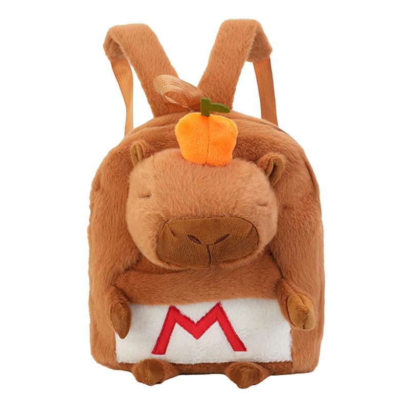 Kawaii Pluszowy Plecak Kapibara dla Kobiet Wszechstronna Kreskówkowa Zabawna Torba Crossbody Kapibala Duża Pojemność Torba Tote