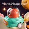 Spaceship Pressed Kids Toy Car Inertia Vehicle For Early Development And Play