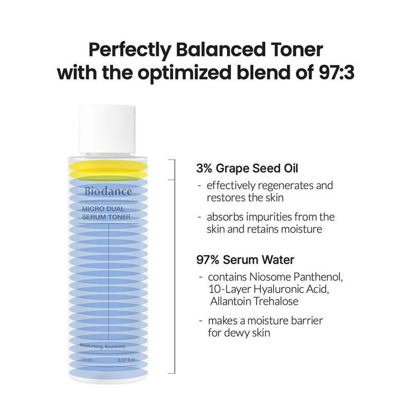 Biodance - Micro Dual Serum Toner