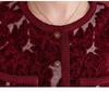 High-Quality Autumn/Winter Women’s Top Coat - Comfortable, Casual Round Neck with Elegant Print