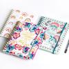 Customizable A6 Size Spiral Bound Notebook Simple Design Printed Manifestations Dairy Journal Planner with PP Cover
