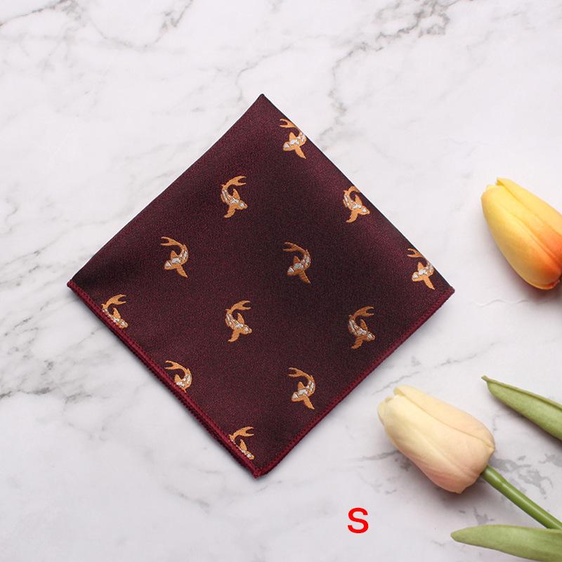 Source Pocket Towel Men'S Polyester Suit Dress Chest Towel Multi-Color Handkerchief Sales Striped Small Square Towel