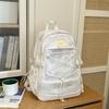 Schoolbag Mori Foreign Style Backpack Korean Version of the New Large-capacity Load Reduction Student Schoolbag Trendy Fashion Versatile Bar Pain Bag