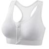 Hul Mesh Front Glidelås Sportsundertøy Kvinner Støtsikker Tanktopp Løping Yoga Fitness BH Skjønnhetsrygg Samlende Stor Størrelse