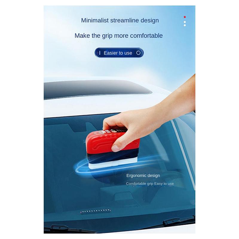 Glass Oil Film Cleaning Wipe Car Glass Cleaning Brush Rearview Mirror Dirt Removal Car Oil Film Cleaning Brush