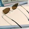 Cat Eye SunGlasses Women Metal Frame Trendy  Glasses Trendy Vintage Style Shades Cute Eyewear for Ladies