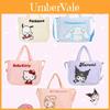 Stylish Hello Kitty Melodic Kuromi Plush Fabric Handheld And Crossbody Bag For Girls