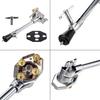 Professional Nonslip Drum Legs Bass Drum Stabilizer Legs Metal Texture Suitable for Percussion Instrument Stability