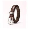 Thin Cowhide Veterinary Women's Belt Versatile Nailed Casual Pants Belt High-end Women's Belt