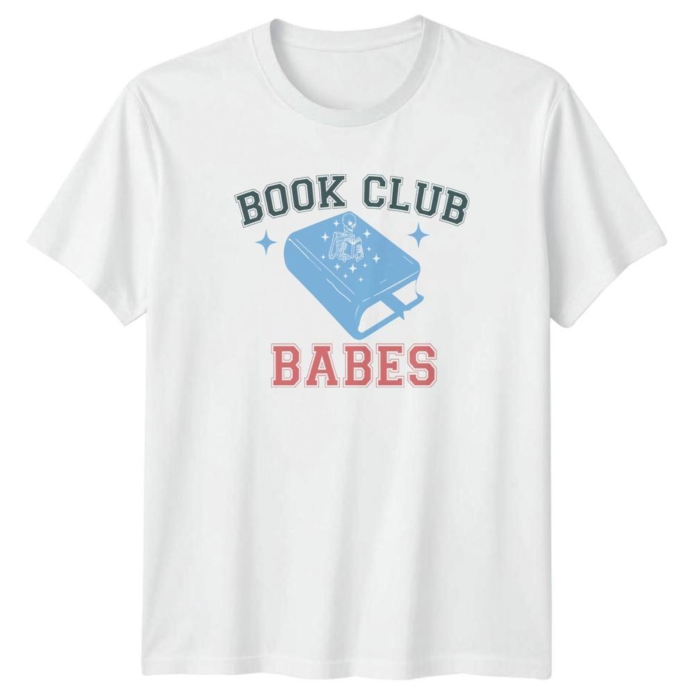 Book Club Babes Unisexs TShirt Goth Academia Reader Literature S