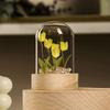 Tulpen Nachtlicht Handgemacht DIY Zimmer Schreibtischlampe-Blau
