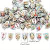 Mix 20Pcs Jesus Virgin Mary Three Hole Charm Pendant for Diy Jewelry Making Accessories Zinc Alloy Religion Pendant.