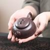 130ml Chinese Yixing Purple Clay Teapot Handmade Lotus Zisha Tea Pot Tradition Household Tea Set Beauty Tea Infuser Kettle Gifts