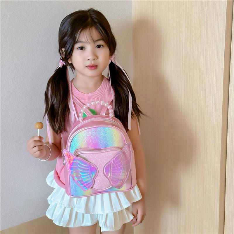 Girl cartoon cute student schoolbag for kindergartens sequined girls' backpack fashionable pearl hand-held children's backpack