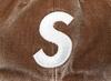 Supreme Pigment Coated S Logo 6-Panel "Brown"