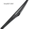 All Weather Automotive Wiper Blades Rear Windshield Wiper Blade Windscreen Wipers Accessories Suitable for Vehicles Kona