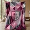 Coperta in Flanella con Stampa Calcio Burnley, Coperta Morbida Calda Leggera per Divano Letto Campeggio