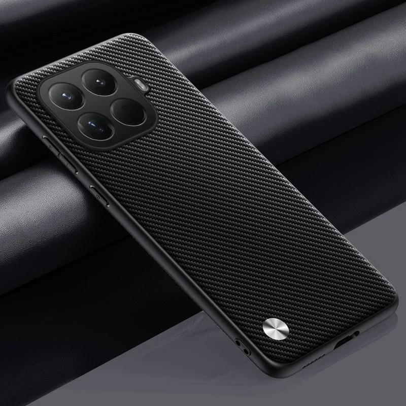 

EUCAGR PU Leather Case For Xiaomi Mi 15T Pro Back Cover Silicone Protection Phone Case For Xiaomi 15T Pro Mi15T Xiaomi15T 5G For Xiaomi 15T Pro матовый черный