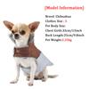 Reflective Pet Jacket Winter Thicken Fleece Puppy Clothes Soft Waterproof Apparel With D-Ring For Small Dogs Chihuahua Yorkshire