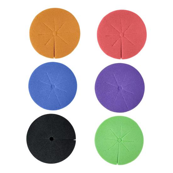 10 Stück Klonkragen Hydroponische Schwämme Wiederverwendbarer Schaumstoff DIY Kloner Einsätze Passend für Netztopfe für Klonmaschinen Pflanzenkeimung