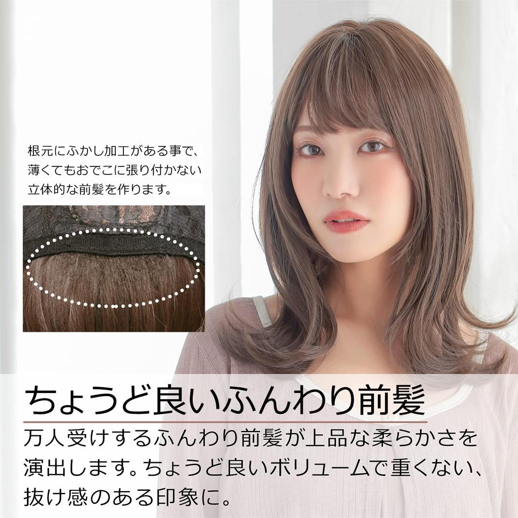 AQUADOLL Medium Curly Long Full One Size Fits Cinnamon Milk wg337CMM Wig, Blonde, Most, CMM. Tea,