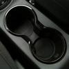 Front Central Cup Holder Cover Trim Decor Frame For Jeep Compass 2017- Black