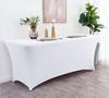 Tablecloth Cover Elastic Table 160Cm White