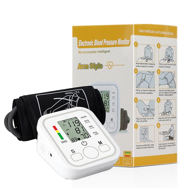 Medical Electronic Blood Pressure Monitor Upper Arm Pulse Detection Home Elderly Smart Blood Pressure Monitor