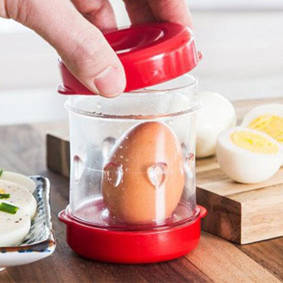 Hard Boiled Eggs Peeler Portable Easy Boiled Deviled Egg Shell Remover Cracker Tools Breakfast Prep Prop Kitchen Gadgets