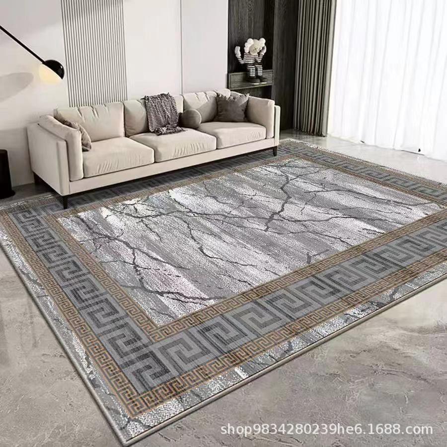 European Style Living Room Decoration Carpet Coffee Table Mat Bedroom Study Carpet Anti Slip and Wear-resistant