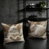 Cushion Cover Sleep Cute Birthday Anniversary Rabbit Gifts Angora Double Sided Printed Zipper Cushion Cover Soft Skin Bedding