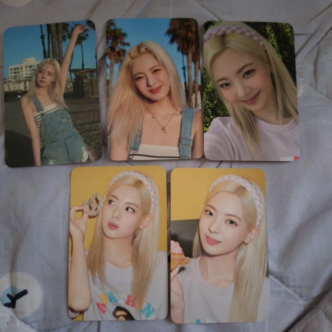 

[USED] ITZY Sea Green Trading Card Rear